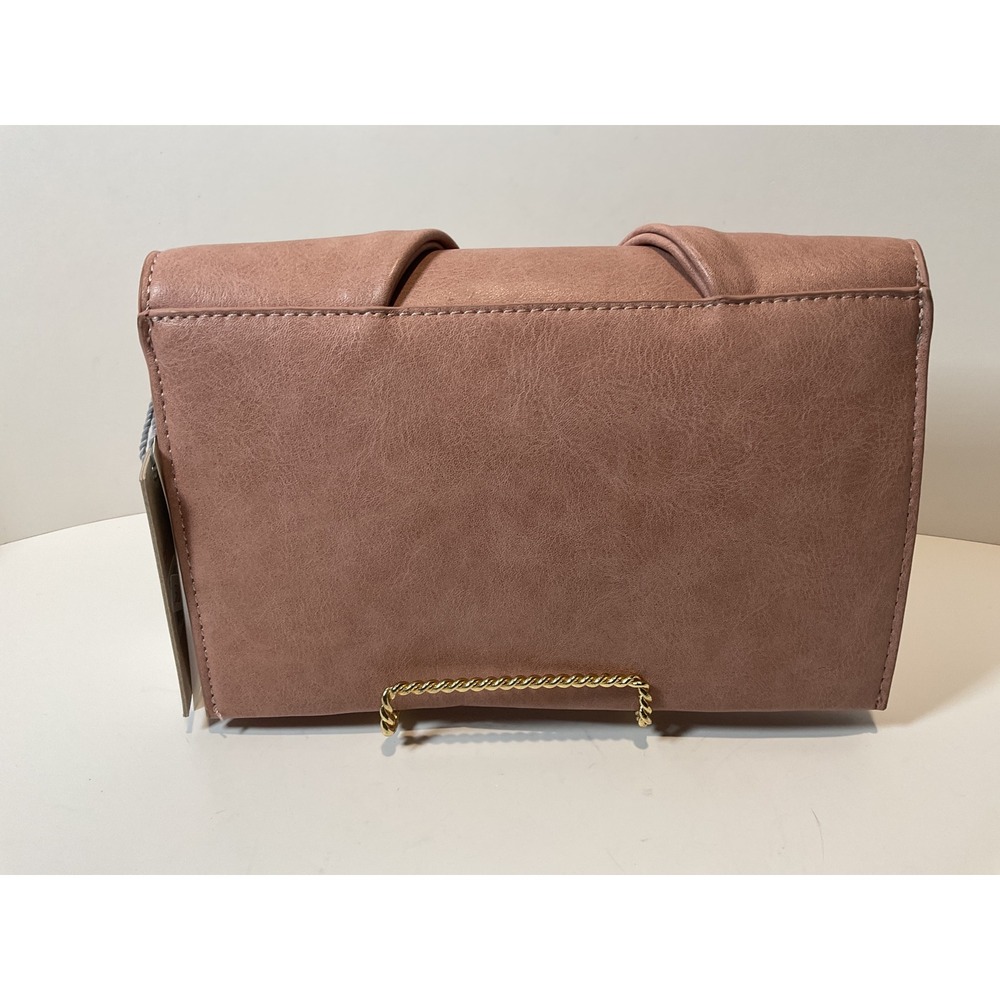 New Cálin Collection Vegan‎ Bow Clutch Rose Pink Evening Bag - Picture 2 of 6